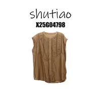 【SHUTIAO】2025夏季:新款小众设计款背心X25G04798