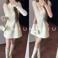 【mimius】U 法式纯欲公主风无袖连衣裙 G09039
