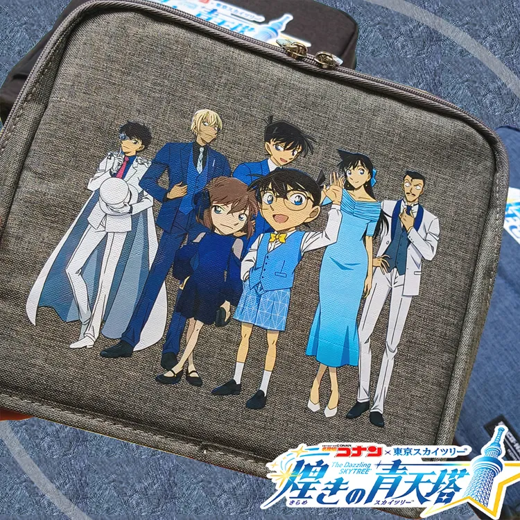 日本KOKUYO国誉名侦探柯南HACO包中包青天塔限定DIY大容量笔袋盒