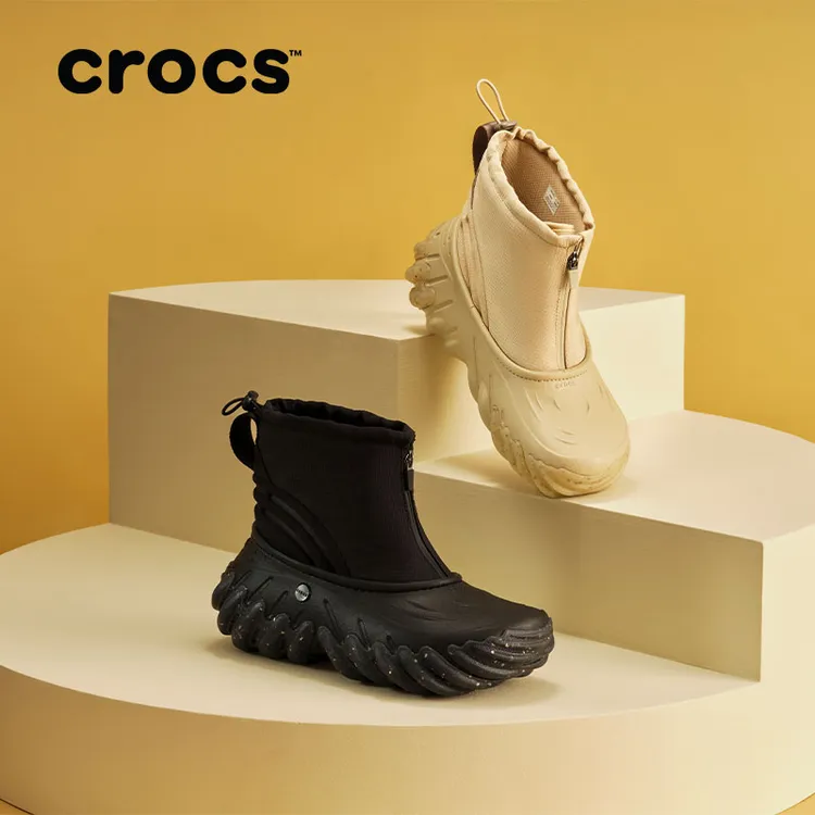 CROCS/卡骆驰【波波暖靴】男靴雪地靴秋冬运动户外保暖棉靴|210315