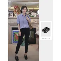 我是摩羯 kelly扣乐福鞋 开边珠头层牛皮羊皮橡胶大底流苏鞋子