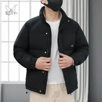 【雷仁】2025冬季男士舒适防风立领羽绒服百搭保暖加厚外套LR6609