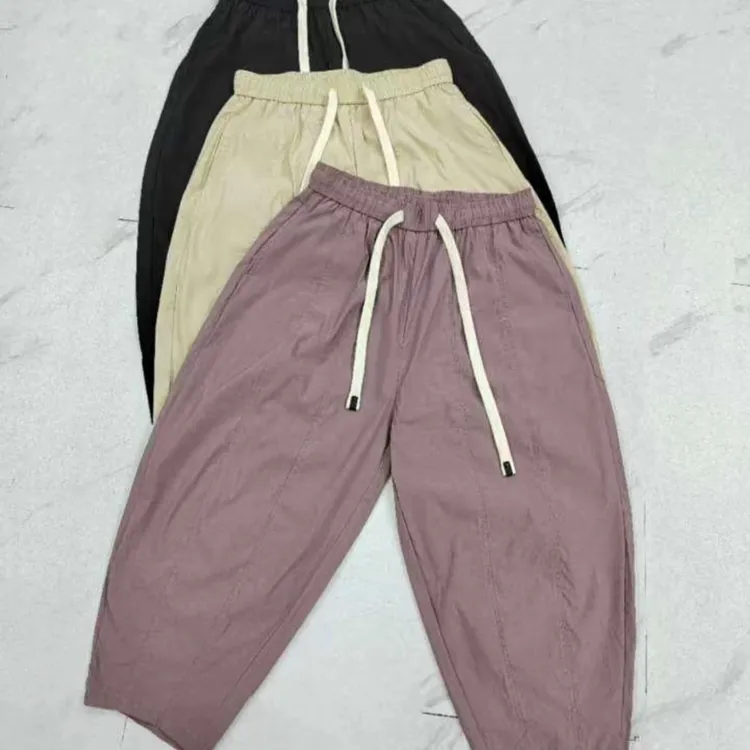 1582大码灯笼时尚百搭七分裤