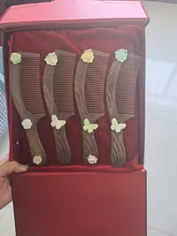 高端礼盒，仅供直播展示非卖品，梳子、牛筋梳，牛角梳，香港养发馆款