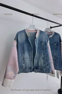 【Q-xyy服饰】拼接牛仔外套 58079