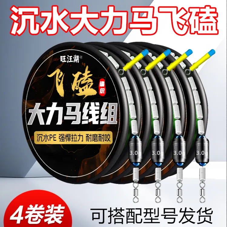 正品大力马台钓线组传统钓鱼线套装大物鲢鳙鲫鱼主线用品大全