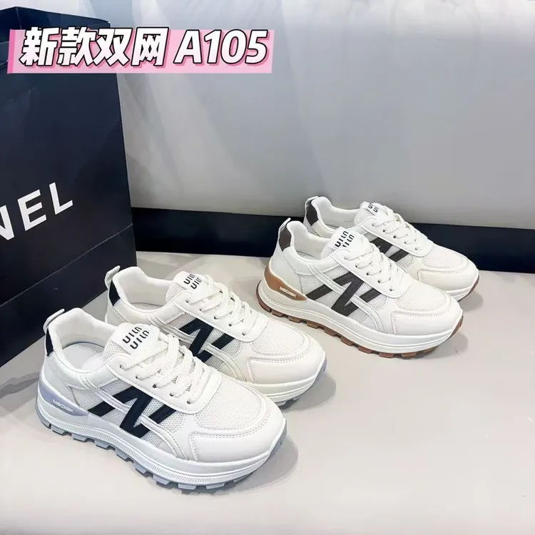 运动鞋秋季女鞋网面阿甘鞋百搭老爹鞋A105