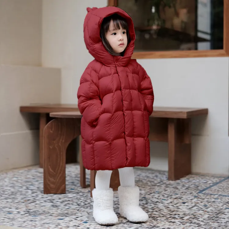 女童羽绒服新款中小童宝宝儿童2025加厚冬季保暖韩版洋气保暖外套