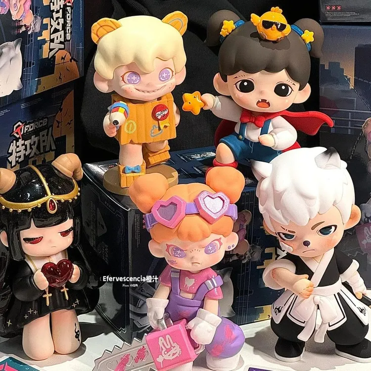 TNT特工队系列全明星珍藏手办摆件潮玩公仔节日创意新奇