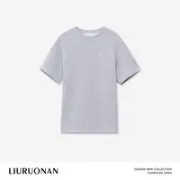 LIURUONAN | 9.28四周年【软貂绒T恤】极简日常通勤宽松百搭T恤秋冬