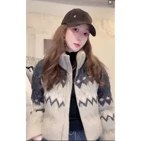 DEDM•STUDIO/冬季复古风休闲加厚立领鹅绒外套2511YRF/YR2522055