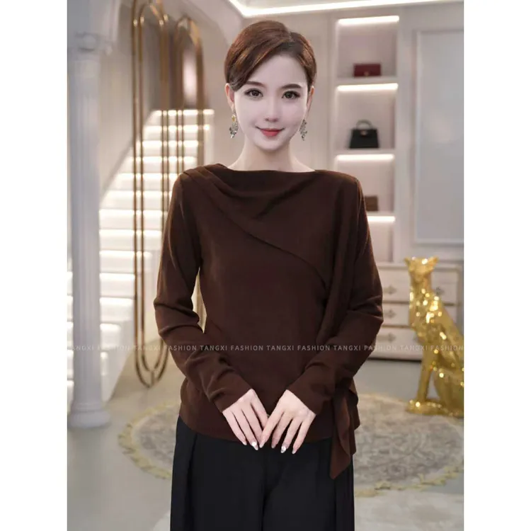 2025秋冬新款【8311】含绵羊毛爆款洋气百搭可外穿打底针织衫毛衣女