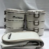 层打饭带饭小清新保温发泡层保温便当盒饭盒