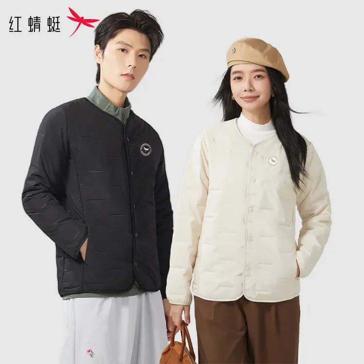 【好粗鲁】红蜻蜓 新款保暖百搭情侣外套气绒衣