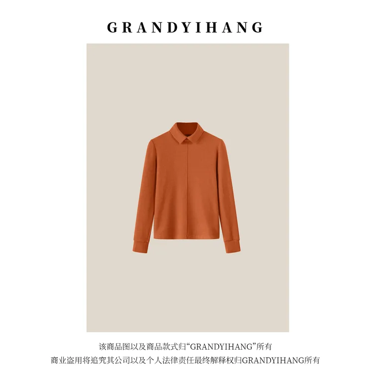 【艳姐推荐】秋冬新款气质百搭时尚打底衫25938