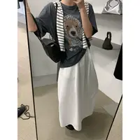KF2564早秋卡通小狗印花宽松上衣