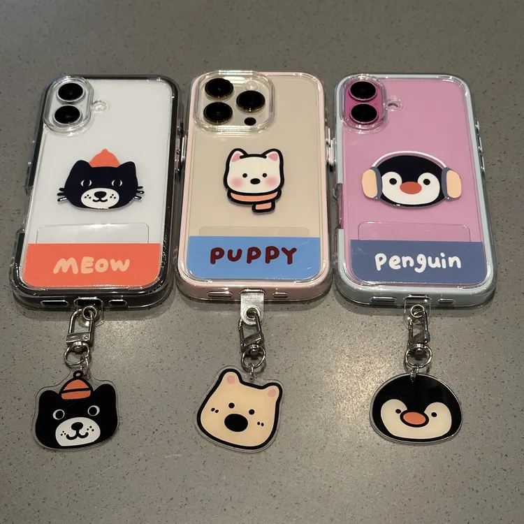 欧克里里西高地企鹅吊坠适用苹果16promax手机壳华为vivo小米oppo