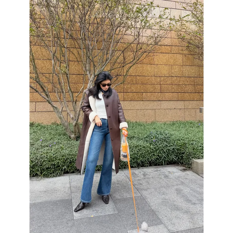 RRB Design 「瘦腿神裤」修身显瘦复古弹力微喇牛仔裤时尚百搭长裤