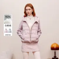 【可可专属】LIME/莱茵冬季针织轻薄羽绒服短外套LDGD9AOHC906