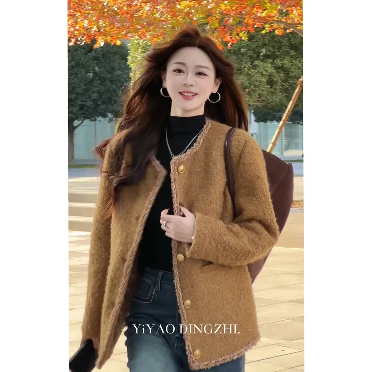 清 墨尔本星空 冬季时尚洋气千金气质小香风5DWDD10830