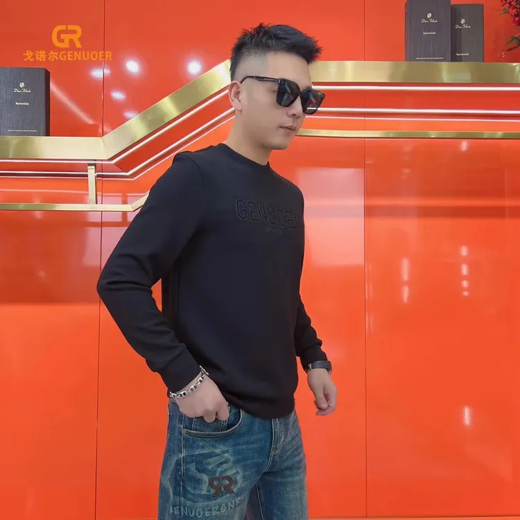 戈诺尔秋冬男装卫衣时尚潮流百搭高端帅气