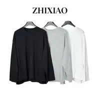 【ZHIXIAO】秋冬新款：斜裁印花长袖上衣257051