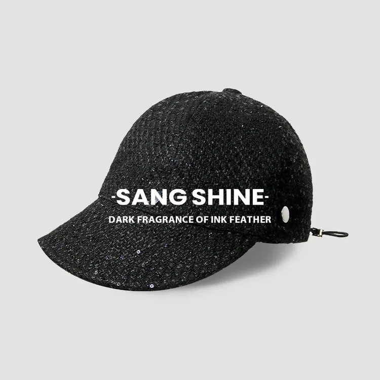 【墨羽暗香】口罩渔夫鸭舌帽秋冬加绒保暖棒球帽休闲时尚可侧挂口罩