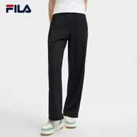 Fila/斐乐春度假感【直筒垂感修饰腿型】女户外运动长裤F11W528603F