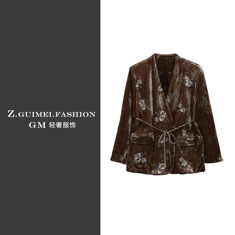 【肆姐高定】新中式设计师款钉珠系列套装XY3358