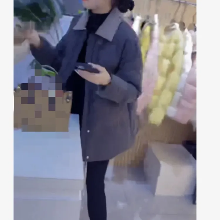 时尚潮流百搭精品女装冬季新款显瘦气质通勤简约外套