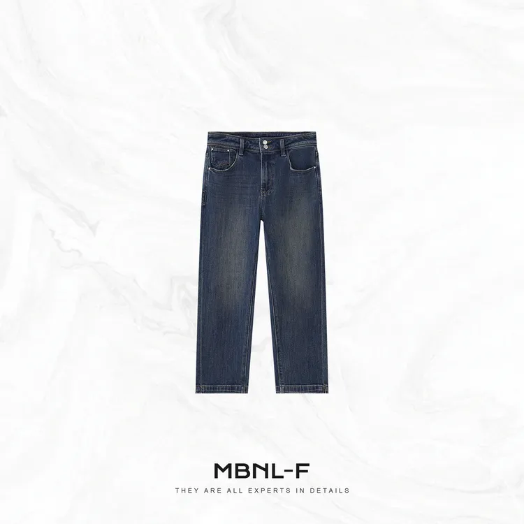MBNL-F“法棍蓝牛” 天丝棉混纺渐变洗水百搭牛仔裤 秦磊XM-XNZ5610