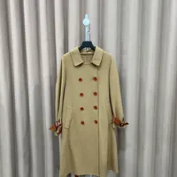 时尚百搭羊毛大衣W008