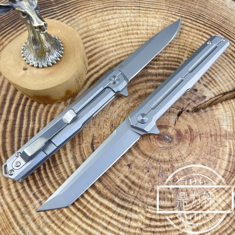【指挥官二代】镀手柄D2钢锋利户外便捷折叠小刀户外刀生存工具刀