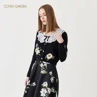 【蜜思仝】哥文花园秋季蔷薇花针织开衫女薄外套短款CLC1031658