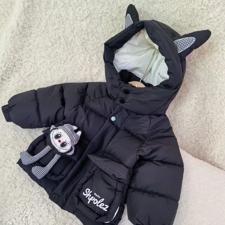 新疆包邮冬款婴幼儿儿童棉服加厚护过冬时尚款男女宝宝棉服外套