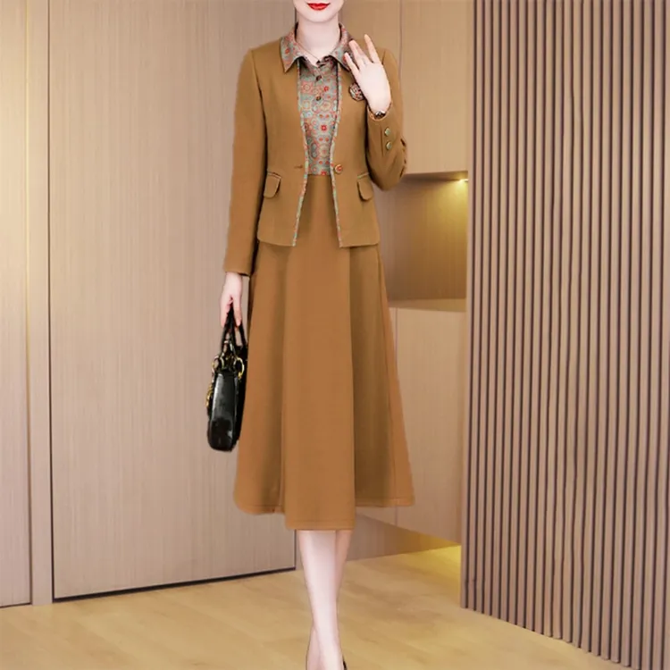 新款优雅新款气质时尚大气休闲收腰套裙