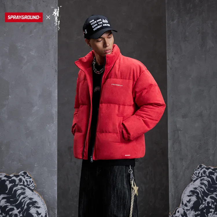 【虫师联名】SPRAYGROUND鲨鱼嘴羽绒服冬季时尚宽松潮流GC WE141319