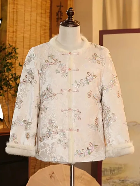 【棉服】独步春寒--新中式加棉设计师高定轻奢宽松休闲复古国潮百搭