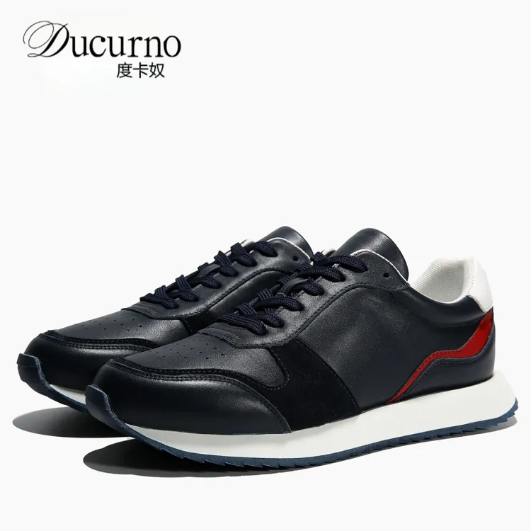 度卡奴男鞋潮鞋春季2025欧洲站高档轻便厚底百搭潮牌运动休闲鞋