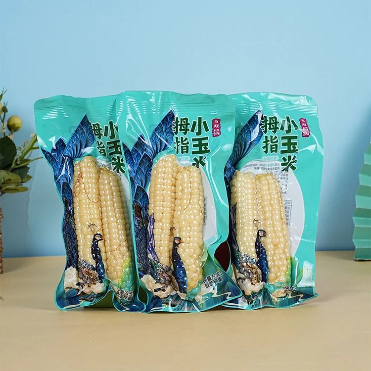 云南西双版纳新鲜香糯拇指小玉米真空装可即食早餐玉米棒