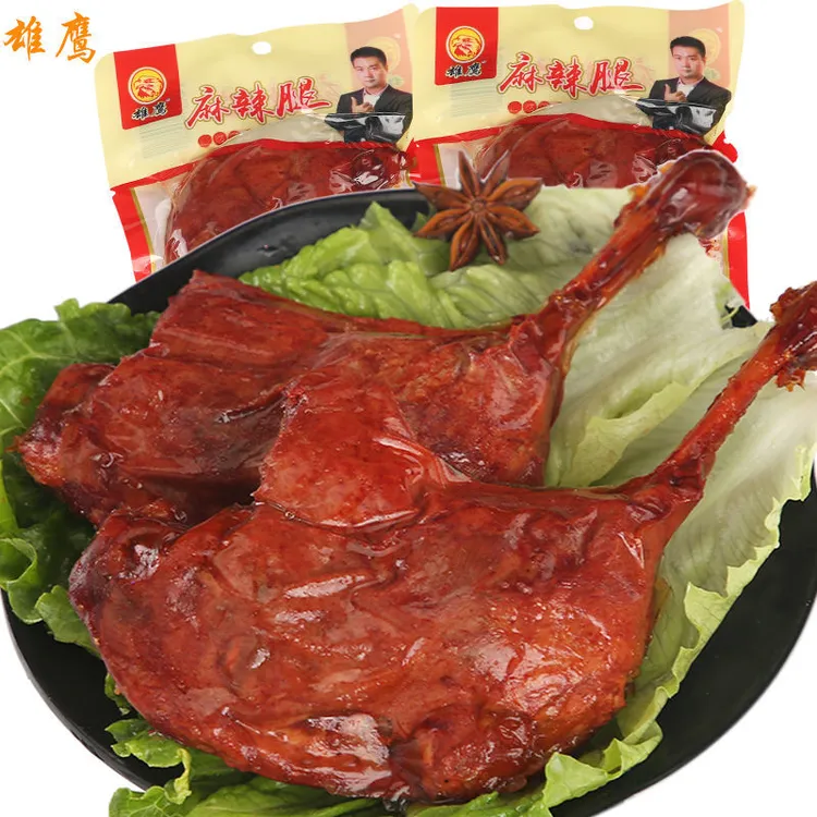 雄鹰克麻辣大鸭腿卤味熟食鸭熟食肉腿即食批发整零食非鸡腿