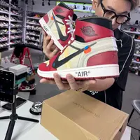 95新 AIR JORDAN 42.5码 aj1ow芝加哥 球鞋