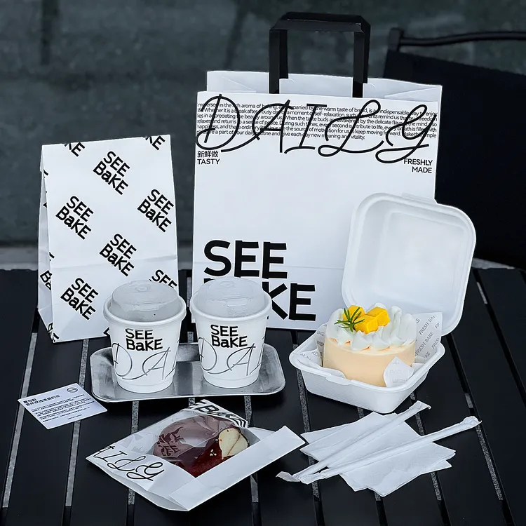 网红一次性杯子咖啡杯带盖热饮纸杯300ml90口径商用批发定制logo