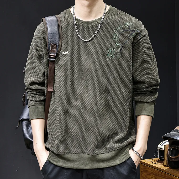 MR.MUDI/穆迪先生新款男士卫衣春秋款宽松休闲长袖上衣秋季衣服潮