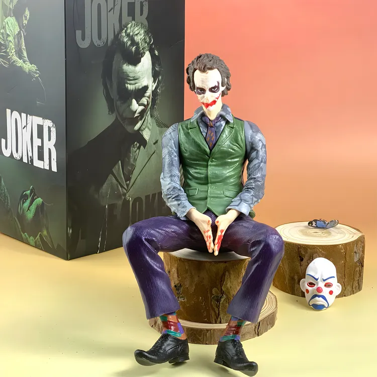 小丑DC希斯莱杰美漫黑暗骑士小丑自杀小队手办Joker摆件车顶公仔