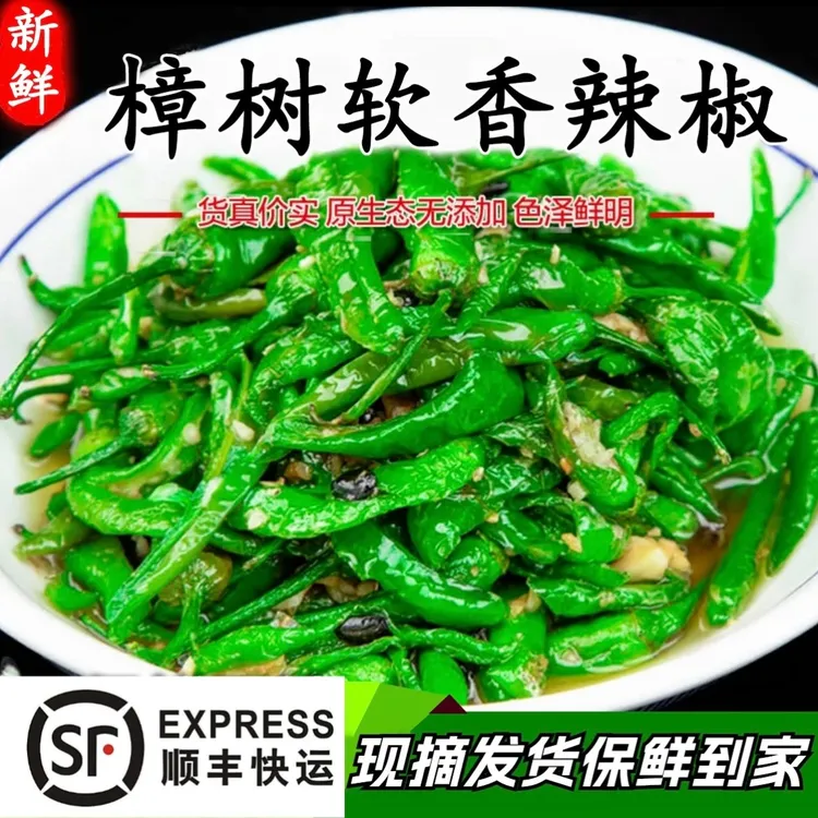 【顺丰包邮】正宗樟树品种小辣椒新鲜采摘发货皮薄清香薄皮椒小辣椒