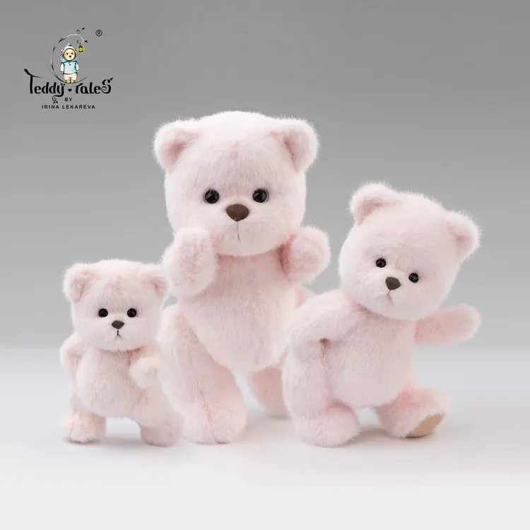TeddyTales/莉娜熊小熊玩偶毛绒玩具泰迪手作熊公仔礼物粉色女友