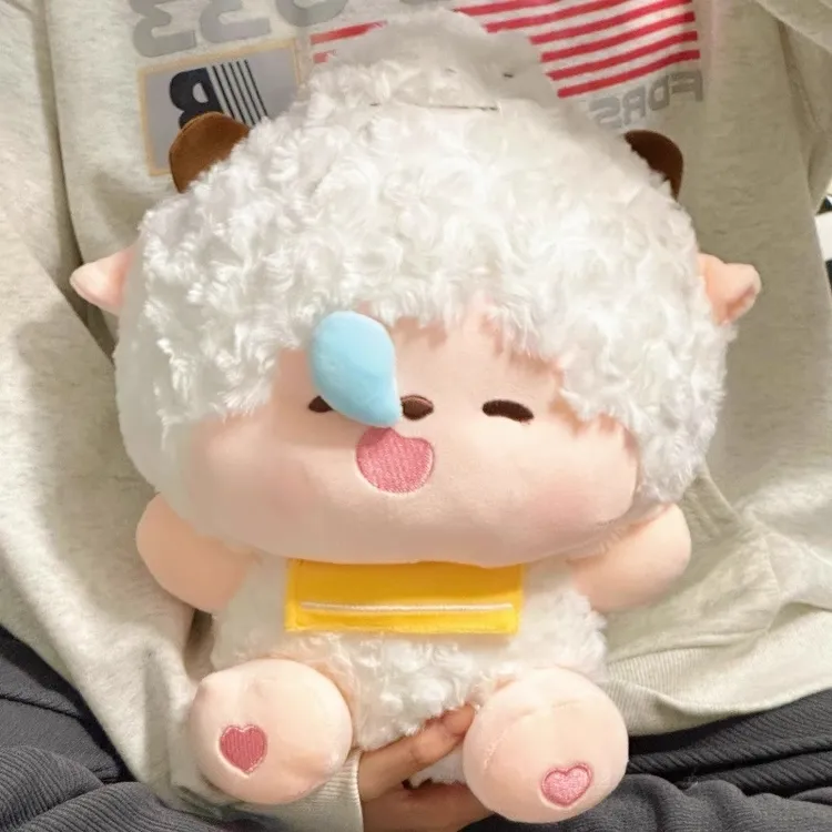 新款喜羊羊与灰太狼毛绒公仔可爱懒羊羊玩偶可爱抱枕生日礼物可爱