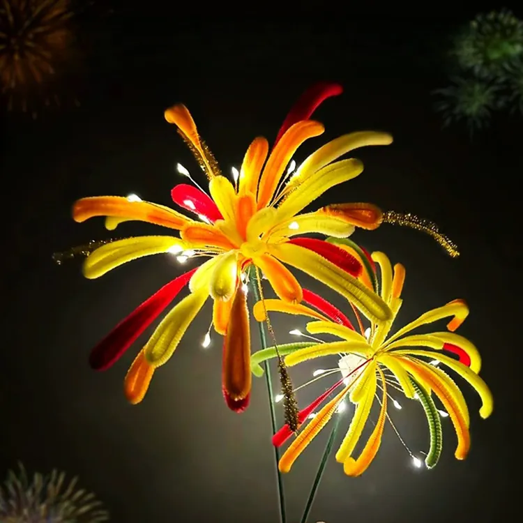 扭扭棒烟花花灯diy手工作业创意花束新年元旦圣诞节节日玩具礼物