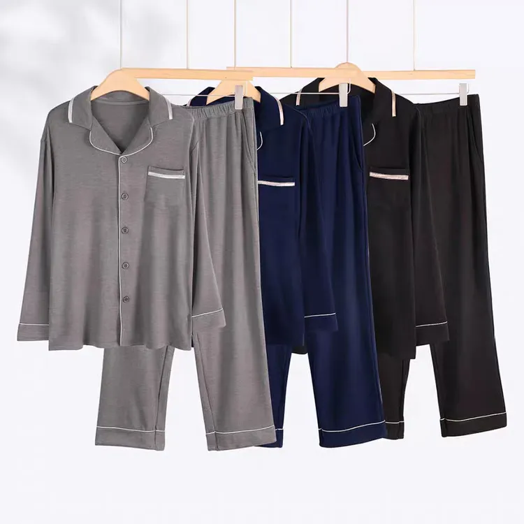 JJ28181#极舒暖双面绒男套装睡衣蓄热保暖柔软舒适休闲居家自留款